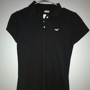 Hollister Black Polo Shirt